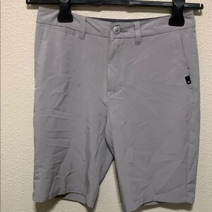 Quiksilver Gray Flat Front Shorts Lightweight Casual Wear